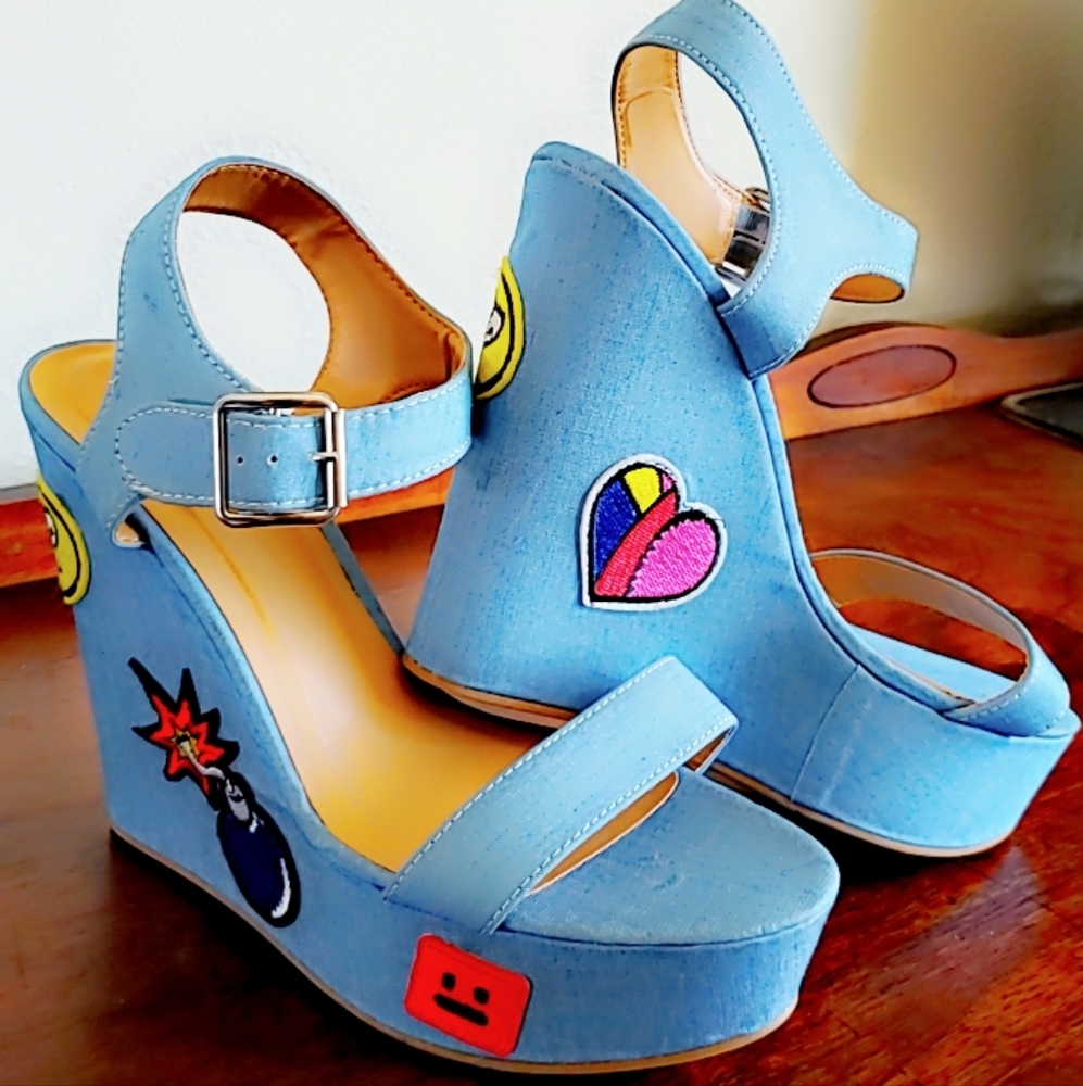 Blue Jean Wedges